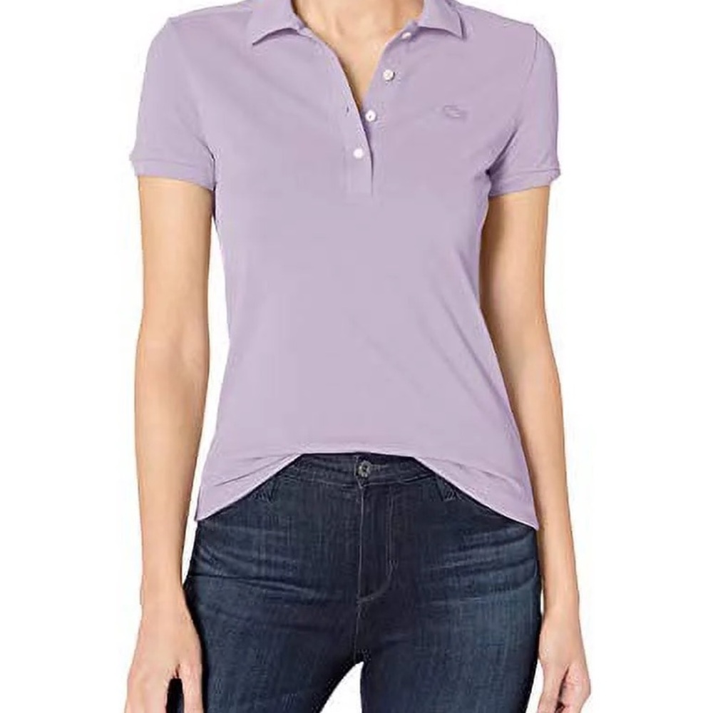 Lacoste Women's Lavender Polo Shirt